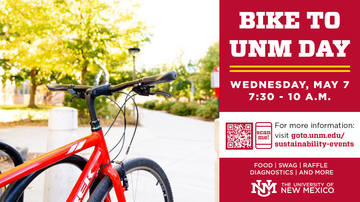 Ride toward a sustainable, healthy future: Bike to UNM Day