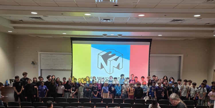 Group shot from the NM3 Math meet