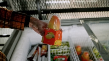 Viral mango ice cream from China