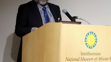 Hernandez-Duran presenting at Smithsonian National Museum of African Art