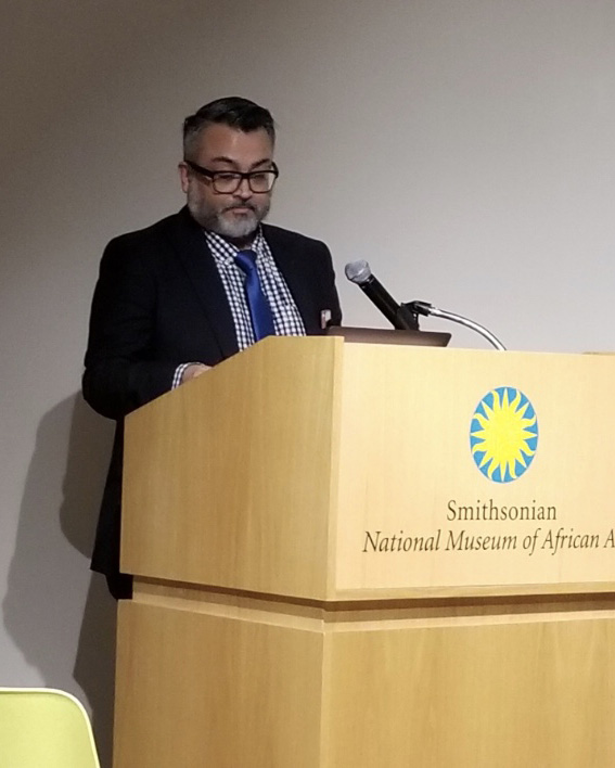 Hernandez-Duran presenting at Smithsonian National Museum of African Art