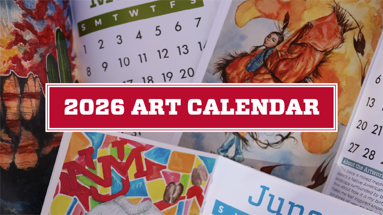 UNM Bookstores showcase community artwork celebrating New Mexico