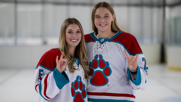 President Kiki Langenwalter (left) and Vice President Mia Hollister (right)