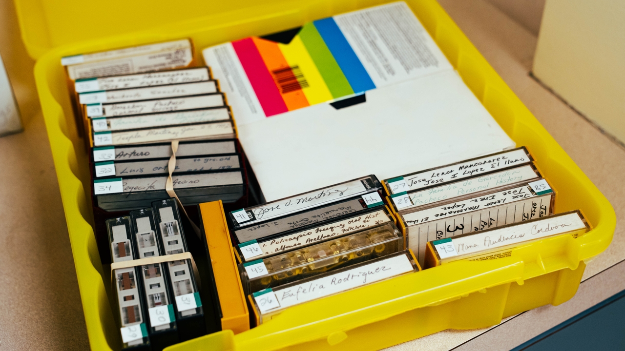 Cassette and VHS tapes 