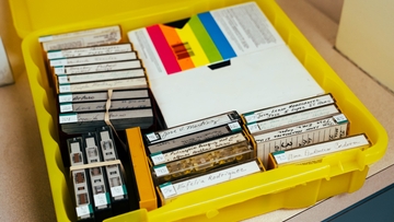 Cassette and VHS tapes 