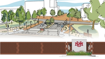 Yale Gate rendering