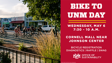 Bike to UNM Day returns May 6 with welcome stations, group rides