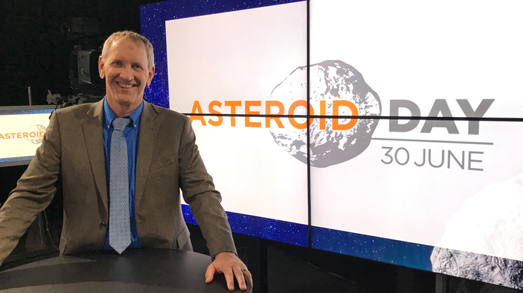 Boslough at Asteroid Day in Luxembourg