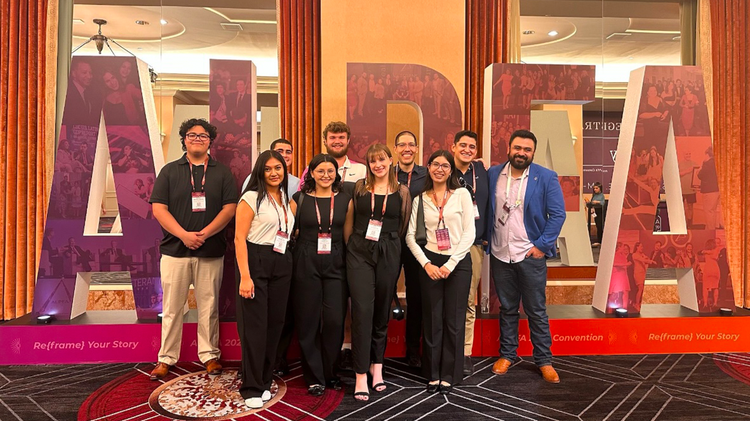 Perales attending the ALPFA conference in Vegas