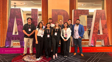 Perales attending the ALPFA conference in Vegas