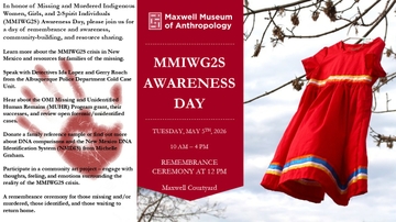 UNM's Maxwell Museum hosts MMIWG2S Awareness Day event May 5