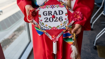 Taya's decorated cap