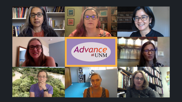 Darkness all around: a solid network built by ADVANCE before COVID allowed it to support faculty