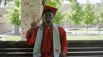 Solomon graduation photo