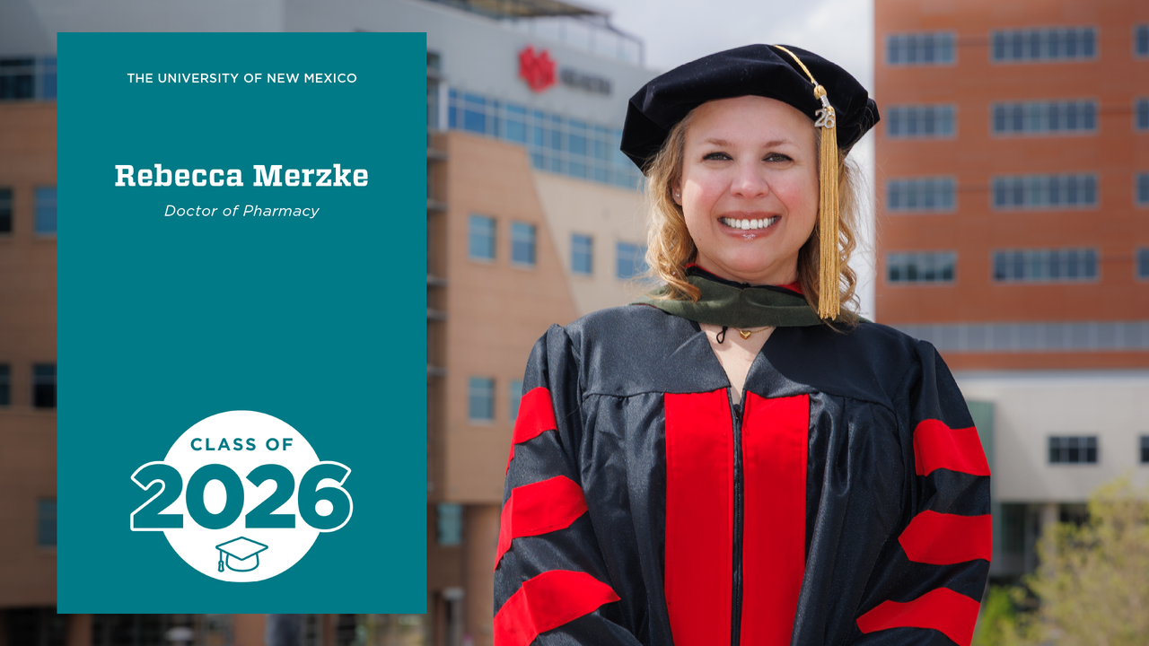 2026 Inspiring Graduate: Rebecca Merzke, UNM College of Pharmacy