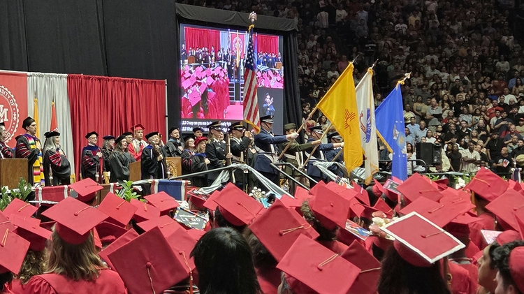 The UNM Color Guard