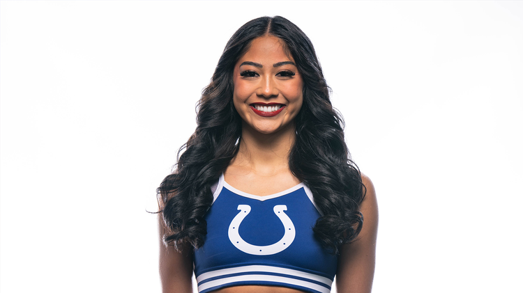 Malia Dumlao's official headshot for the Indianapolis Colts.