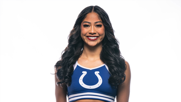 Malia Dumlao's official headshot for the Indianapolis Colts.