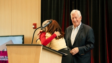 UNM President Garnett Stokes and Gail Ellis