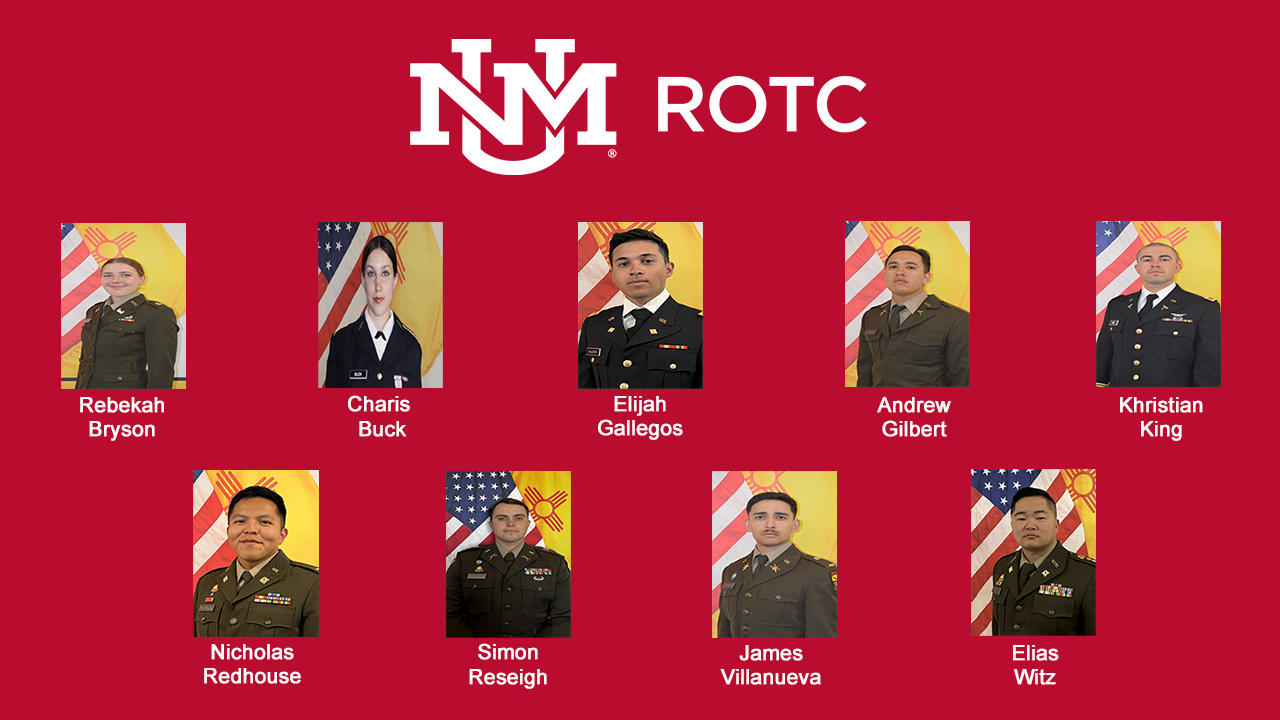 UNM Army ROTC commissions nine new officers during spring ceremony
