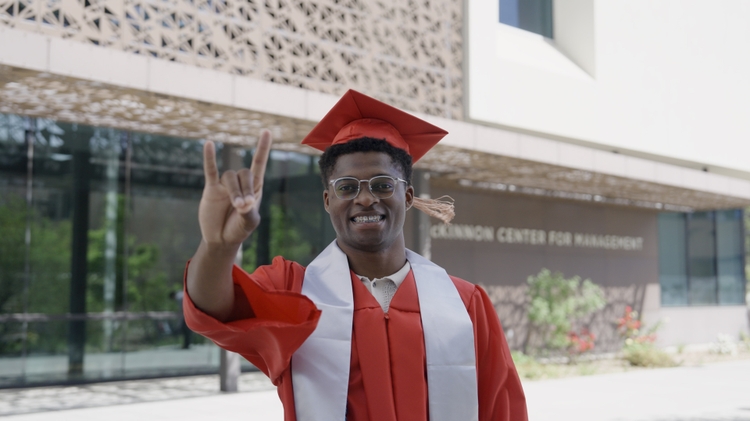 Solomon graduation photo