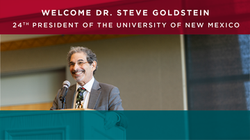 Steve Goldstein named 24th president of The University of New Mexico