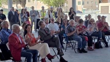 Velarde Center for Philanthropy marks milestone with beam signing