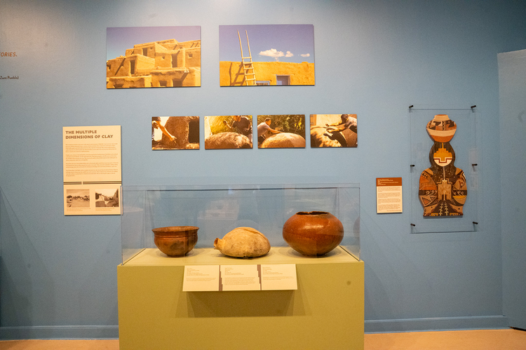 Multidimensions of clay display