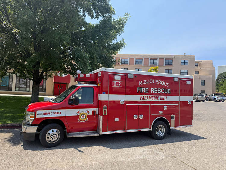 AFR July drill ambulance