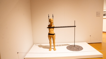 Sculpture on display