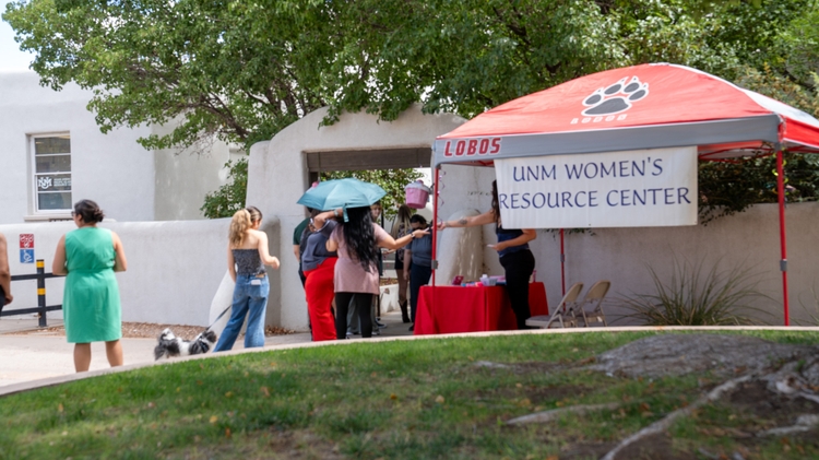 Welcoming tent at WRC's grand opening 