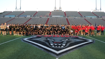 UNM ROTC cadets pose for 