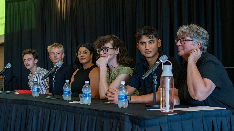 Stephanie Moore (far right),