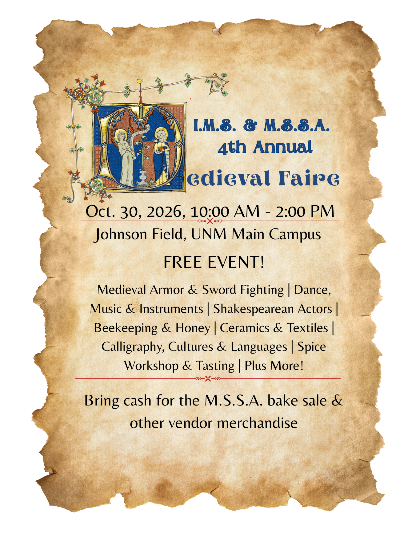 Medieval Faire flyer