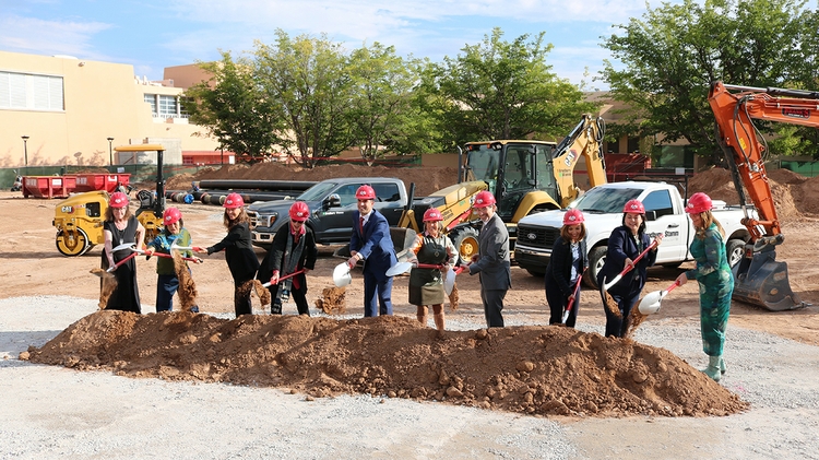 VIPs including Gov. Michelle Lujan-Grisham,