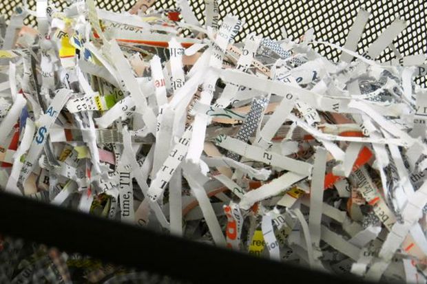 shredded paper for id theft or shredathon