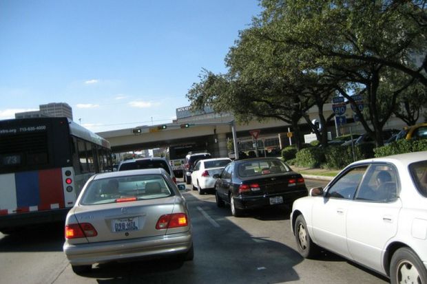 Houston traffic by Michael Cote