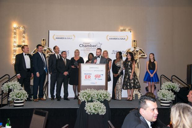AAA Texas employees at Coppell Chamber Gala
