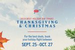 AAA Texas: The Best Time to Start Booking Holiday Flights is Here
