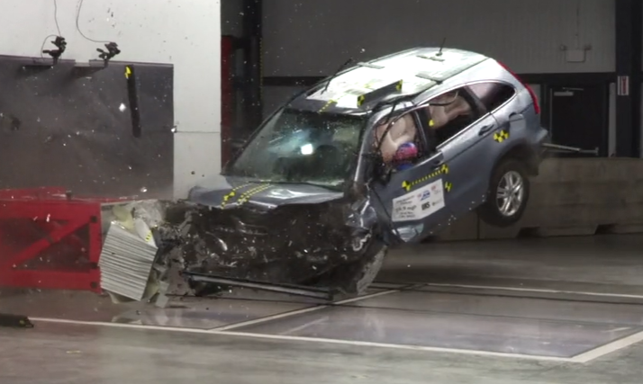 Speed crash test study
