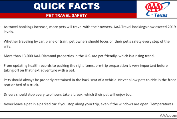 TX_QUICK FACTS pet travel safety 2021