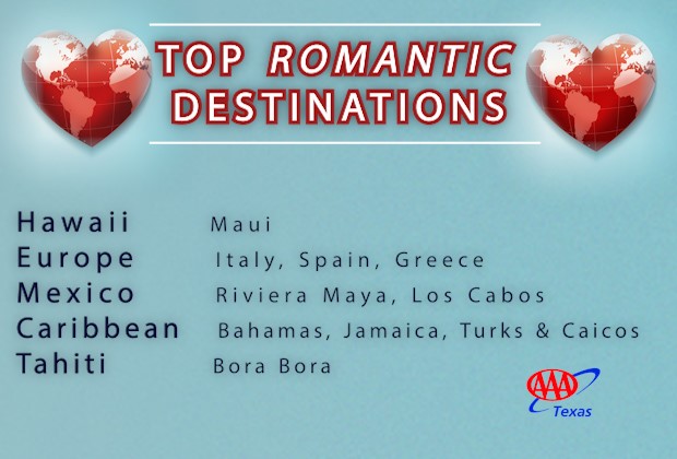 TX 2023 Romantic Destinations
