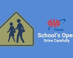 AAA Texas Emphasizes Caution For Drivers, Pedestrians And Bicyclists As School Year Begins