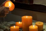 Fall holiday candles