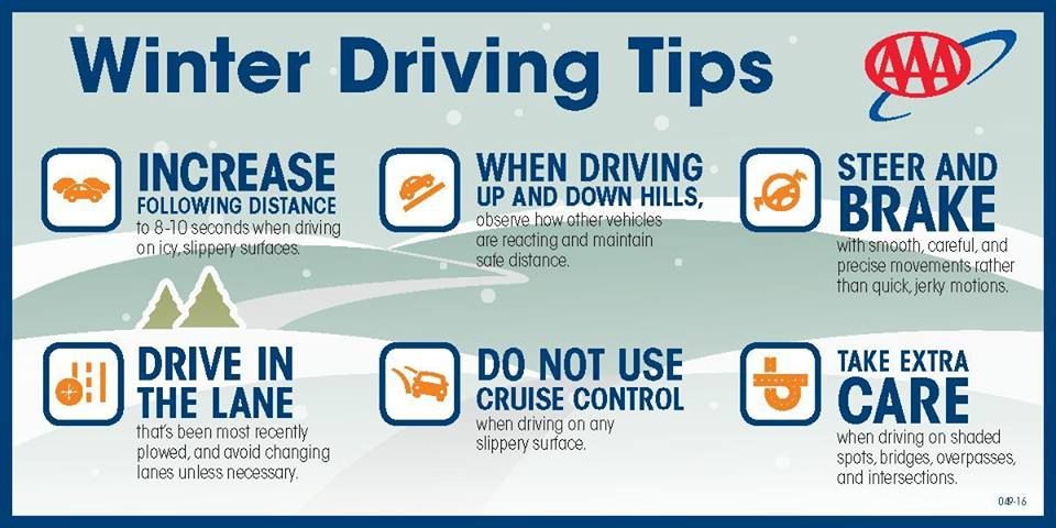 winter driving tips