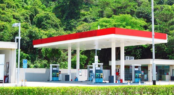 gas station