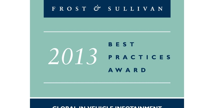 2013 Award for Global Industry Leadership for In-Vehicle Infotainment