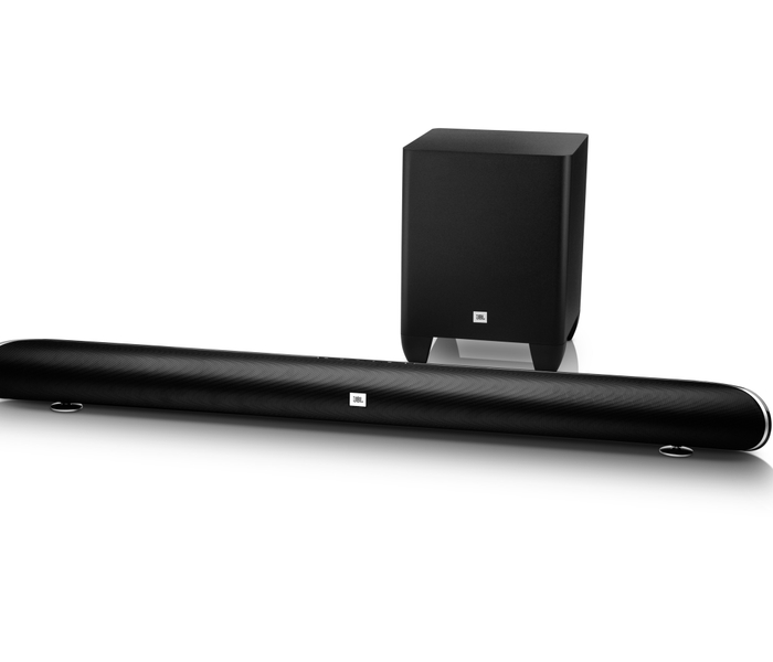 JBL Soundbar and Sub front