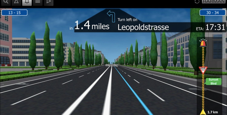 Advanced Navigation Connected Car technology