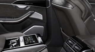 Bang & Olufsen 3D Advanced Sound System speaker grilles rear Source:Audi 